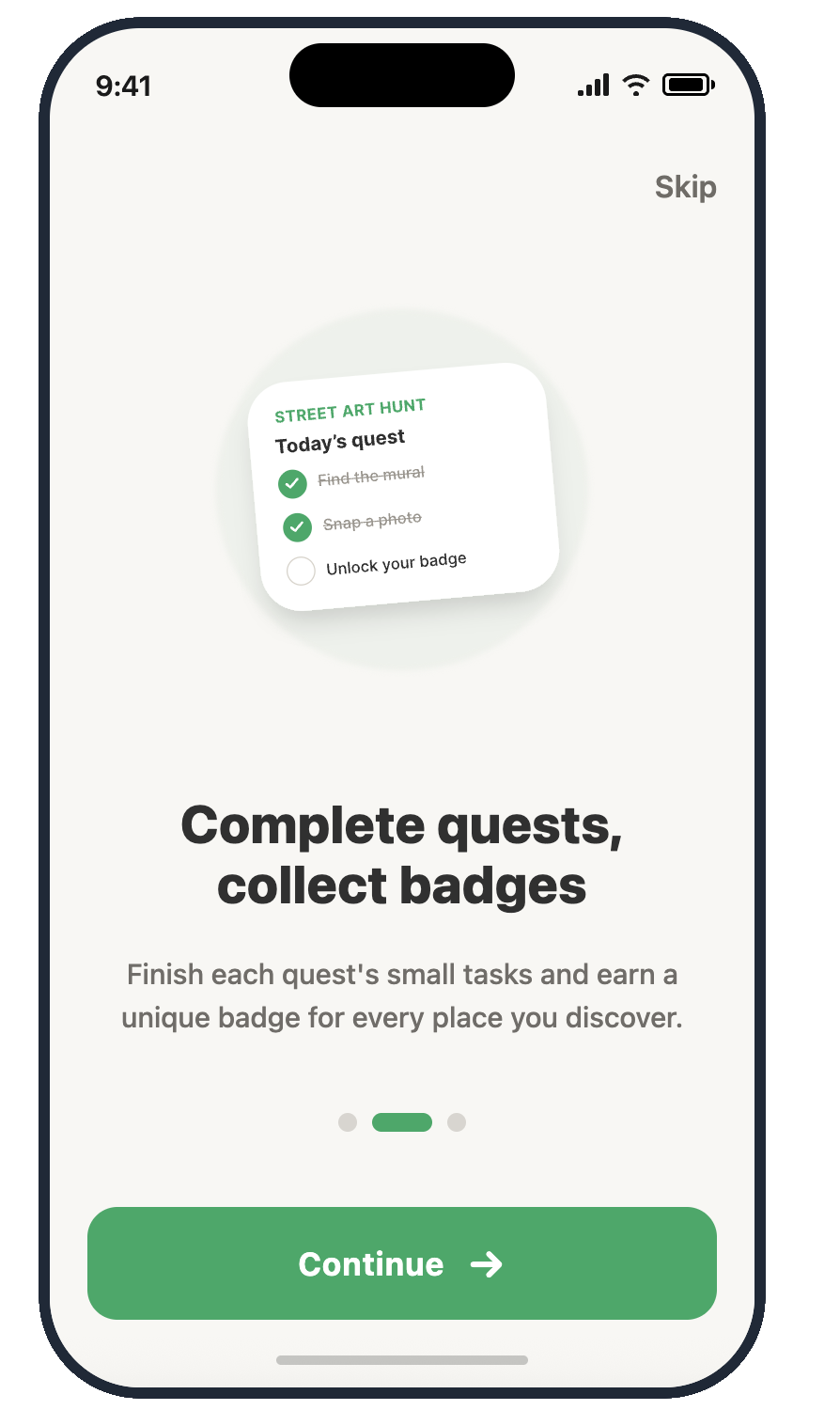 WAYO quest completion checklist